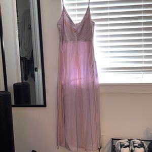 Purple O’Neill MIDI Dress